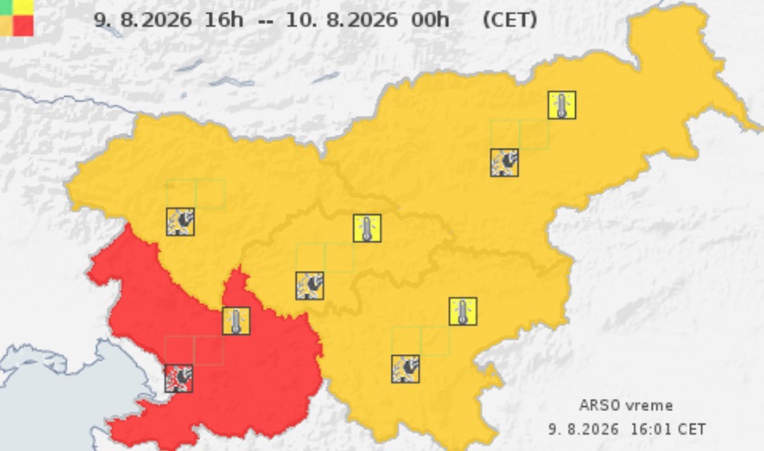 Vreme, opozorilo