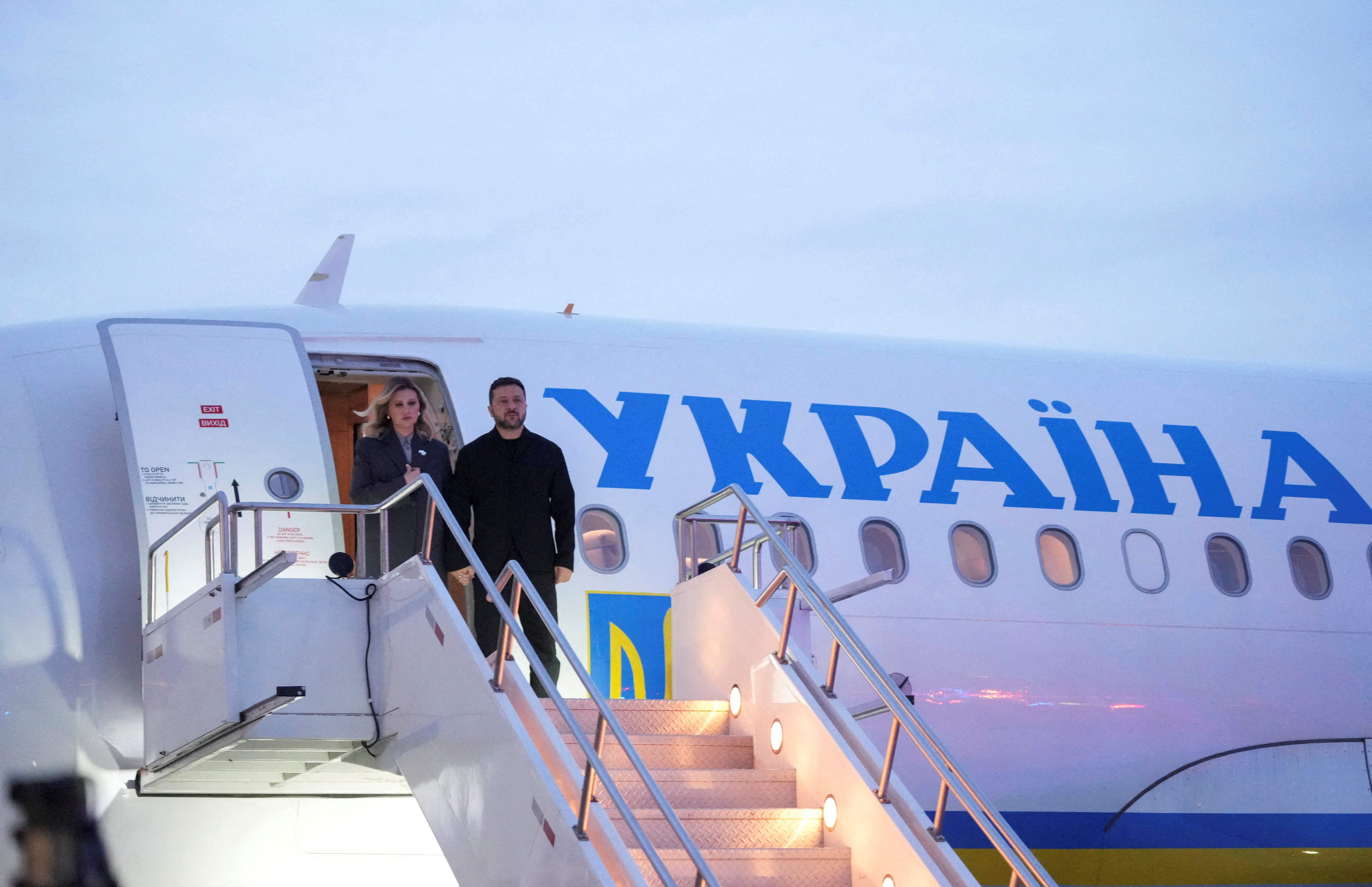 Volodimir Zelenski in Olena Zelenska