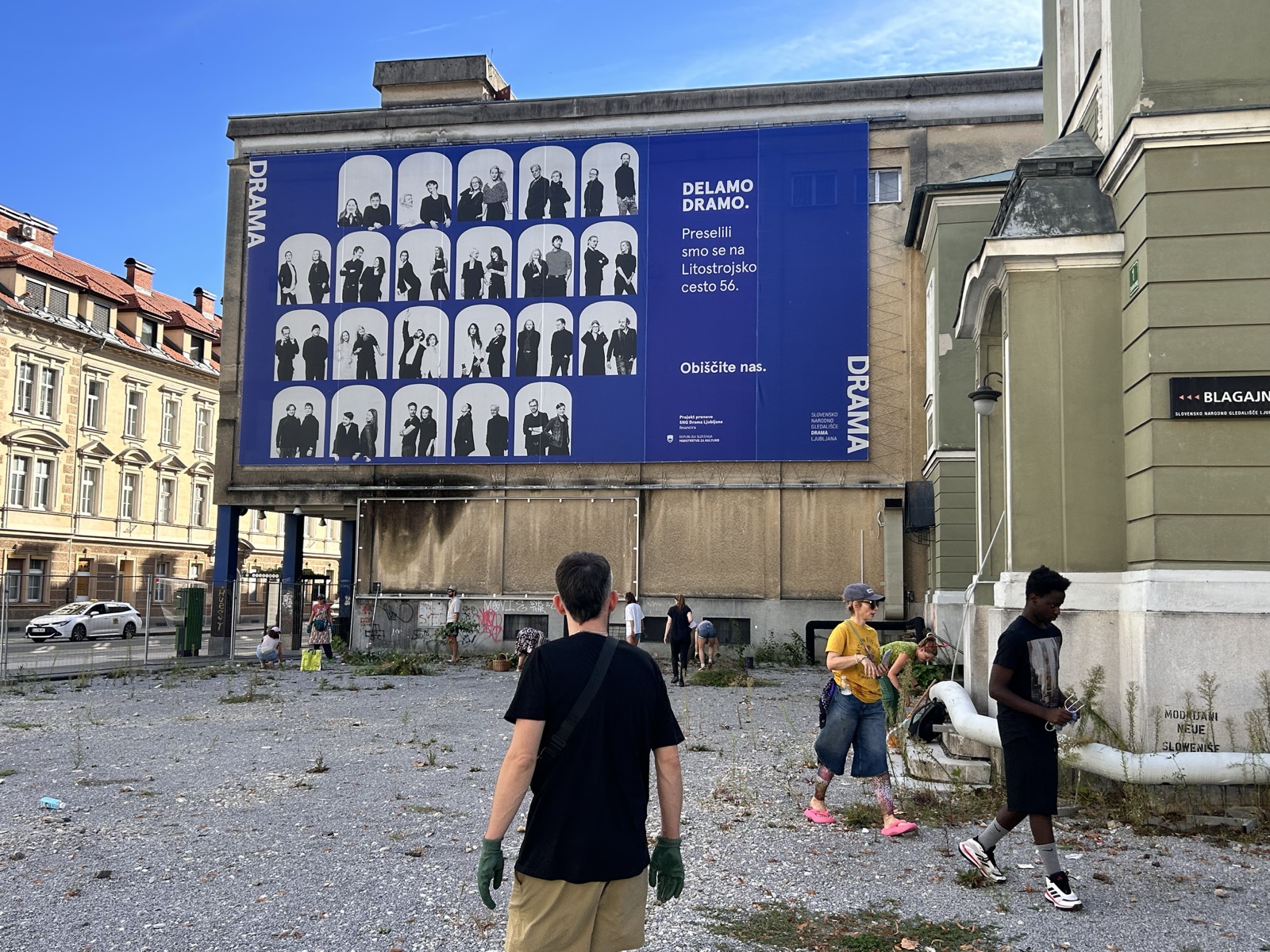 Pobuda Dramski vrtnarski krožek pred SNG Drama Ljubljana