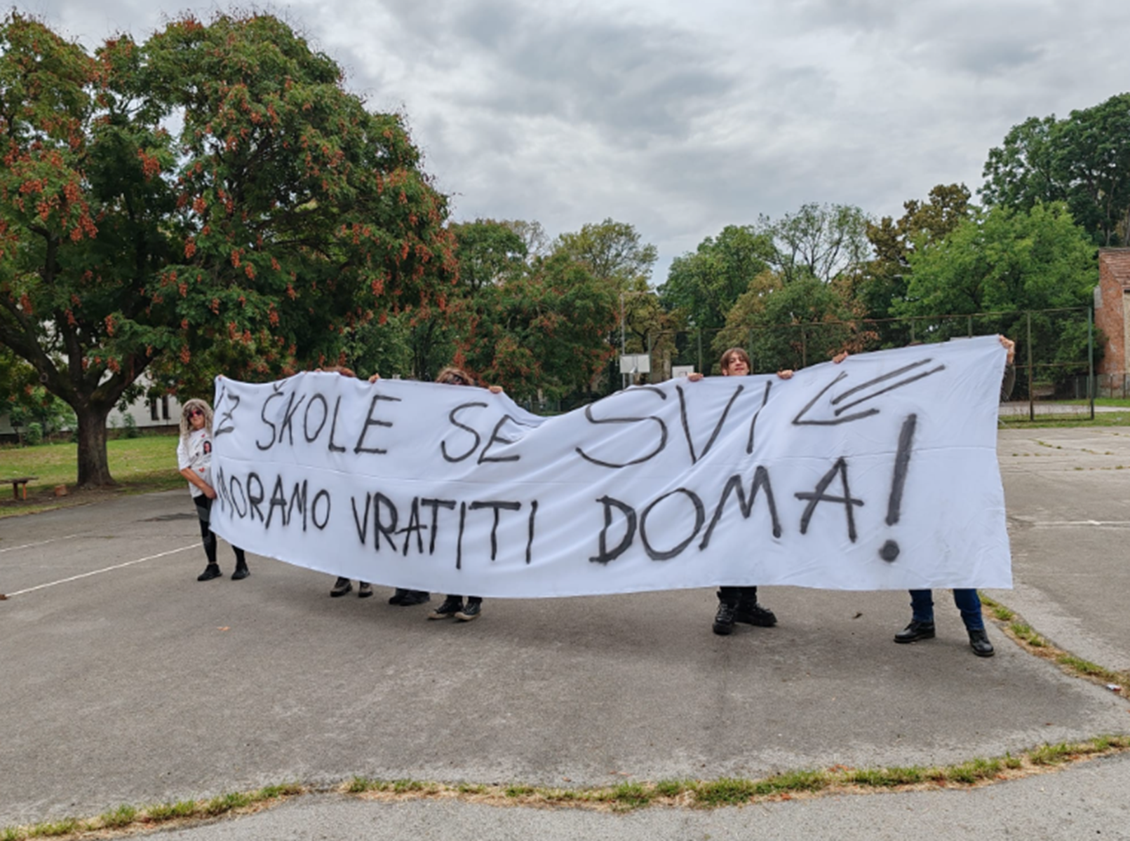 Protest v Zagrebu