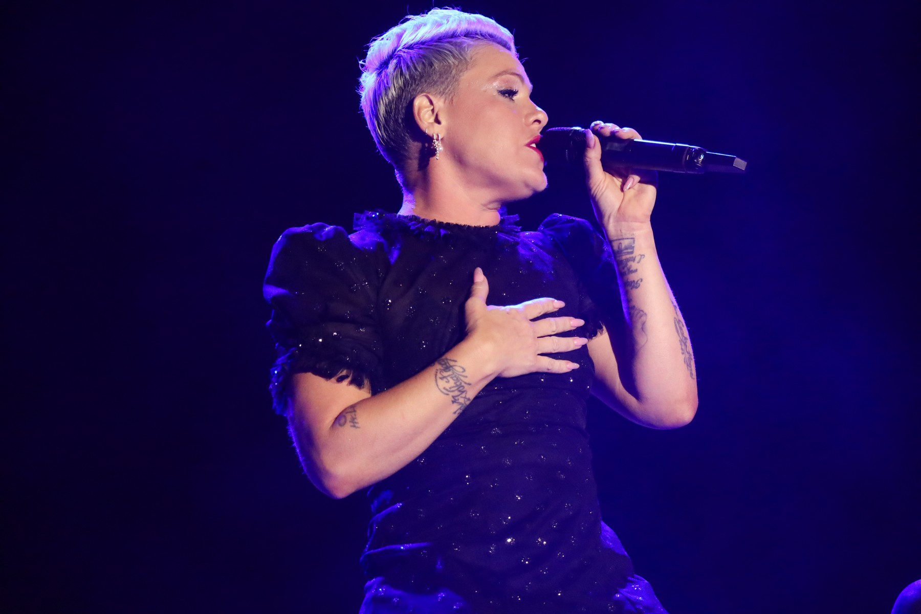 September 20, 2024, Summerland, Ca, USA: Grammy Award winner Pink (Alecia Beth Moore) performing
