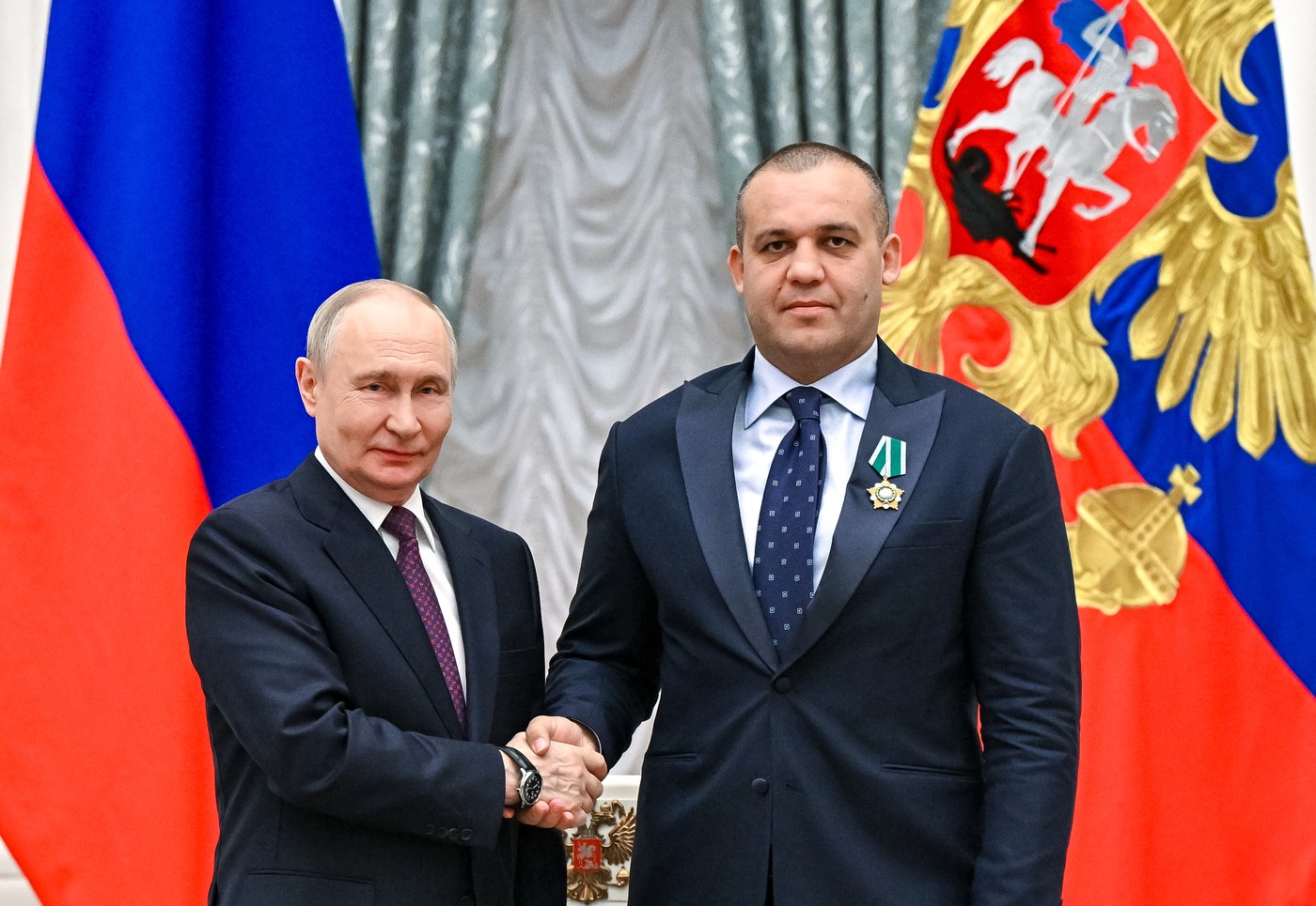 Vladimir Putin in Umar Kremlev