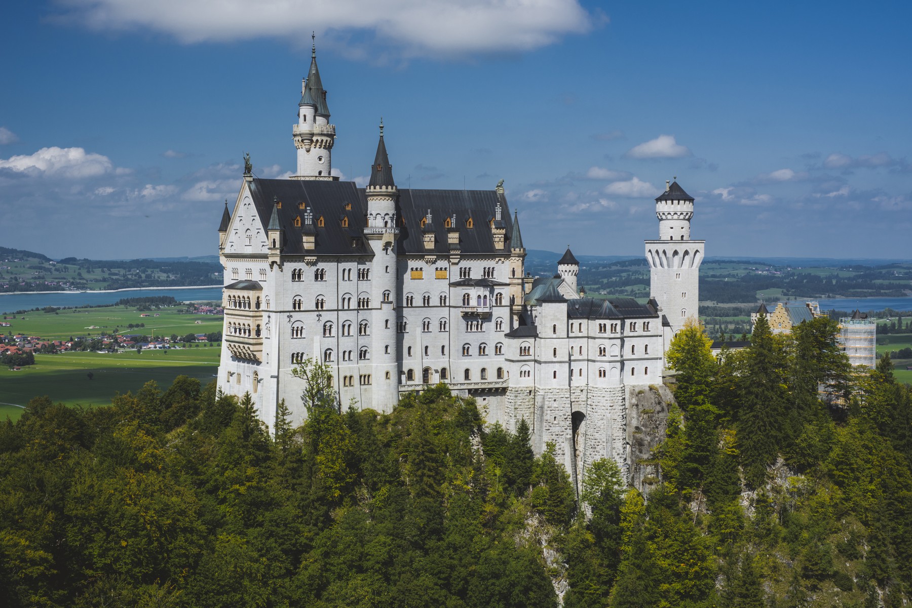 Grad Neuschwanstein v Nemčiji