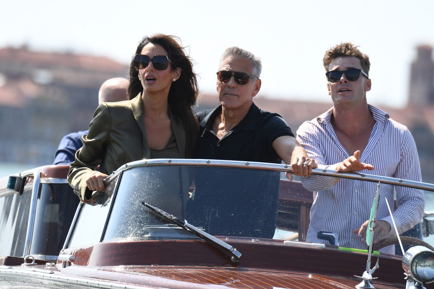 George Clooney in Amal Clooney