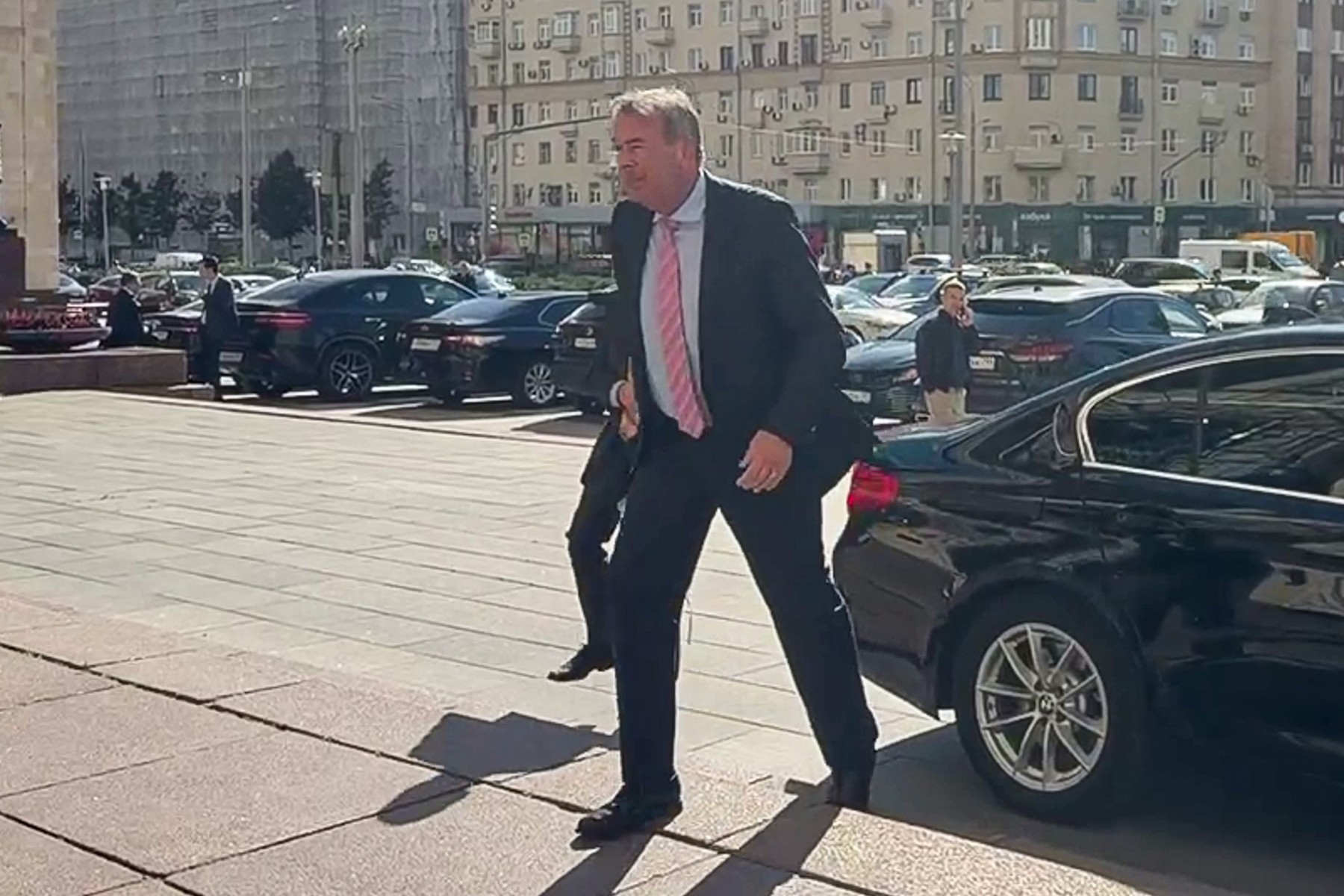 Nemški začasni odpravnik poslov v Moskvi Bernd Finke