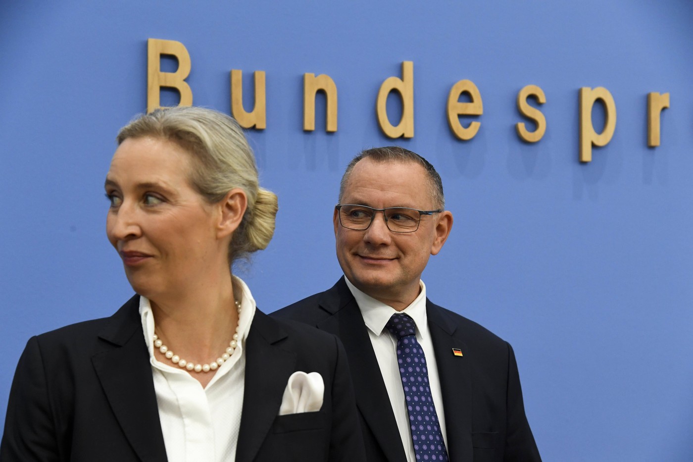 Alice Weidel in Tino Chrupalla