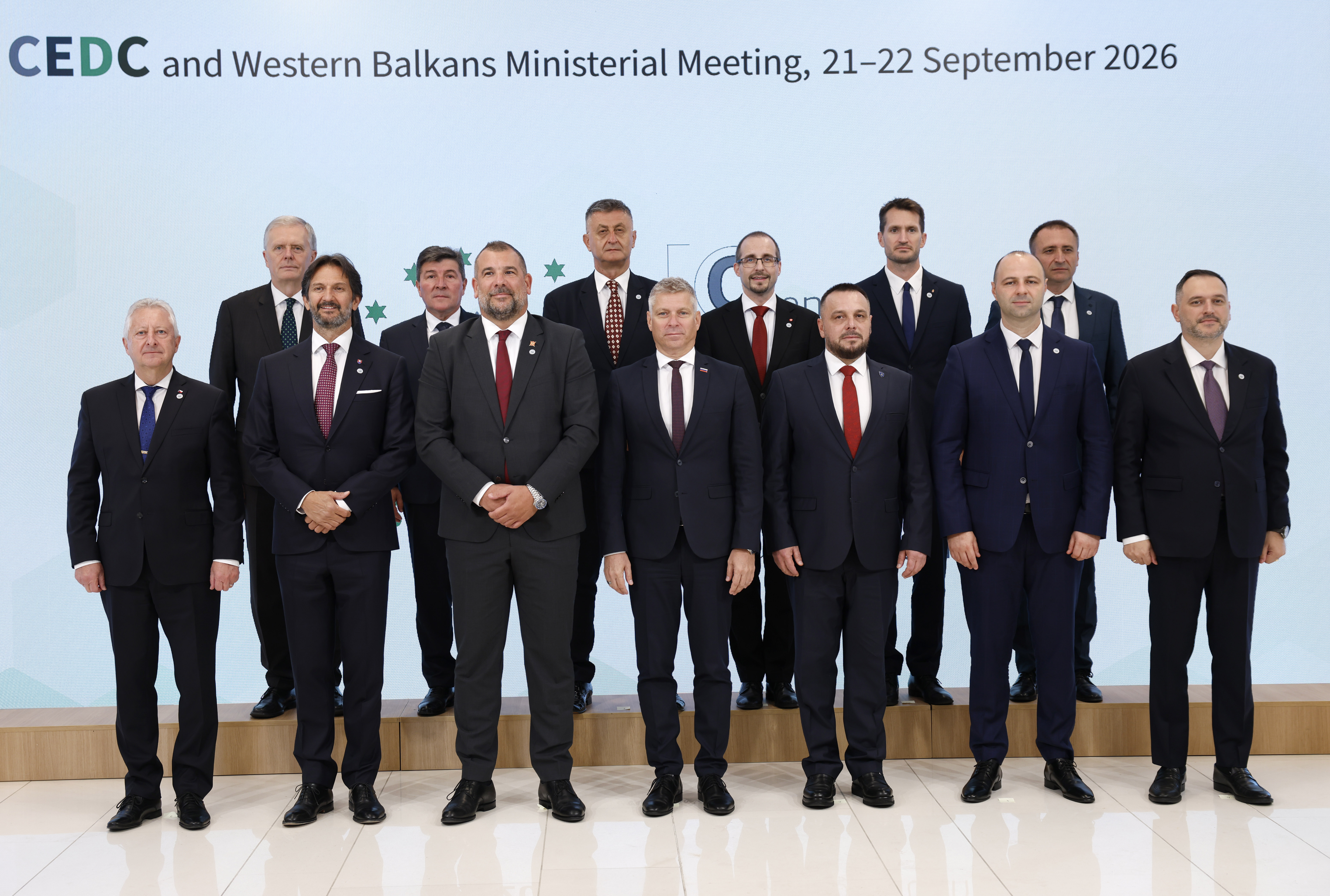 Zasedanje Pobude za obrambno sodelovanje držav Srednje Evrope (CEDC) in držav Zahodnega Balkana na Brdu pri Kranju