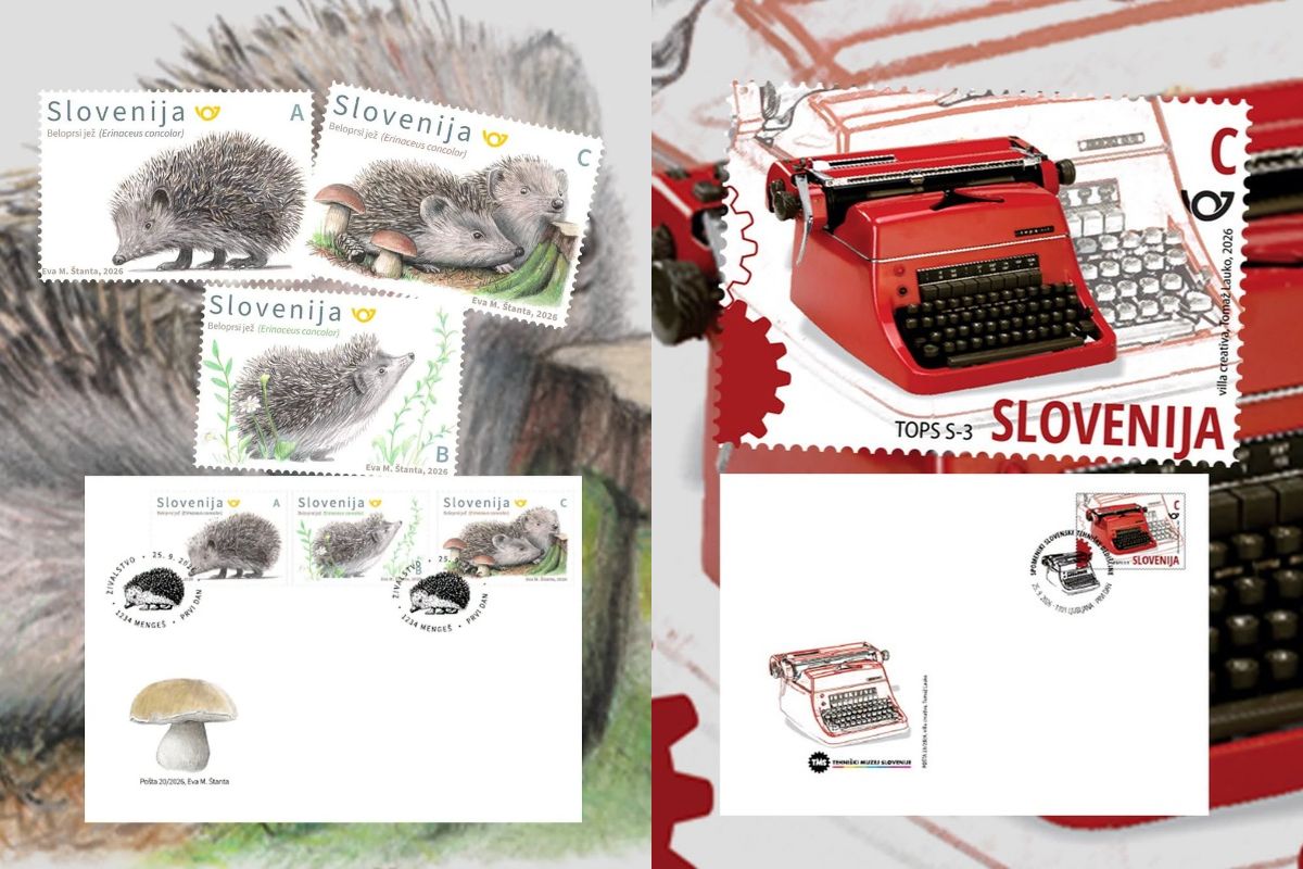 Nove znamke Pošte Slovenije