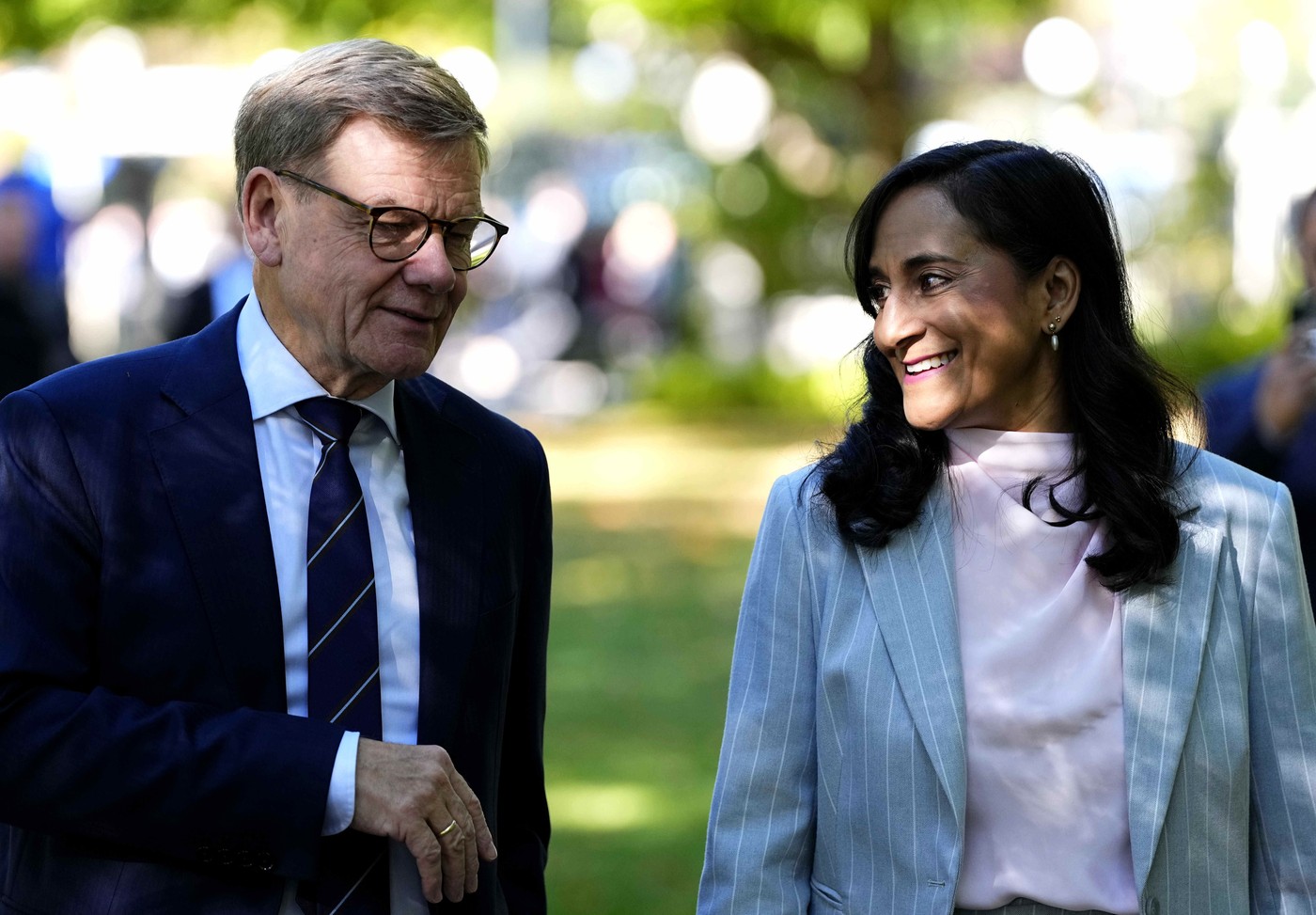 Nemški zunanji minister Johann Wadephul in kanadska zunanja ministrica Anita Anand