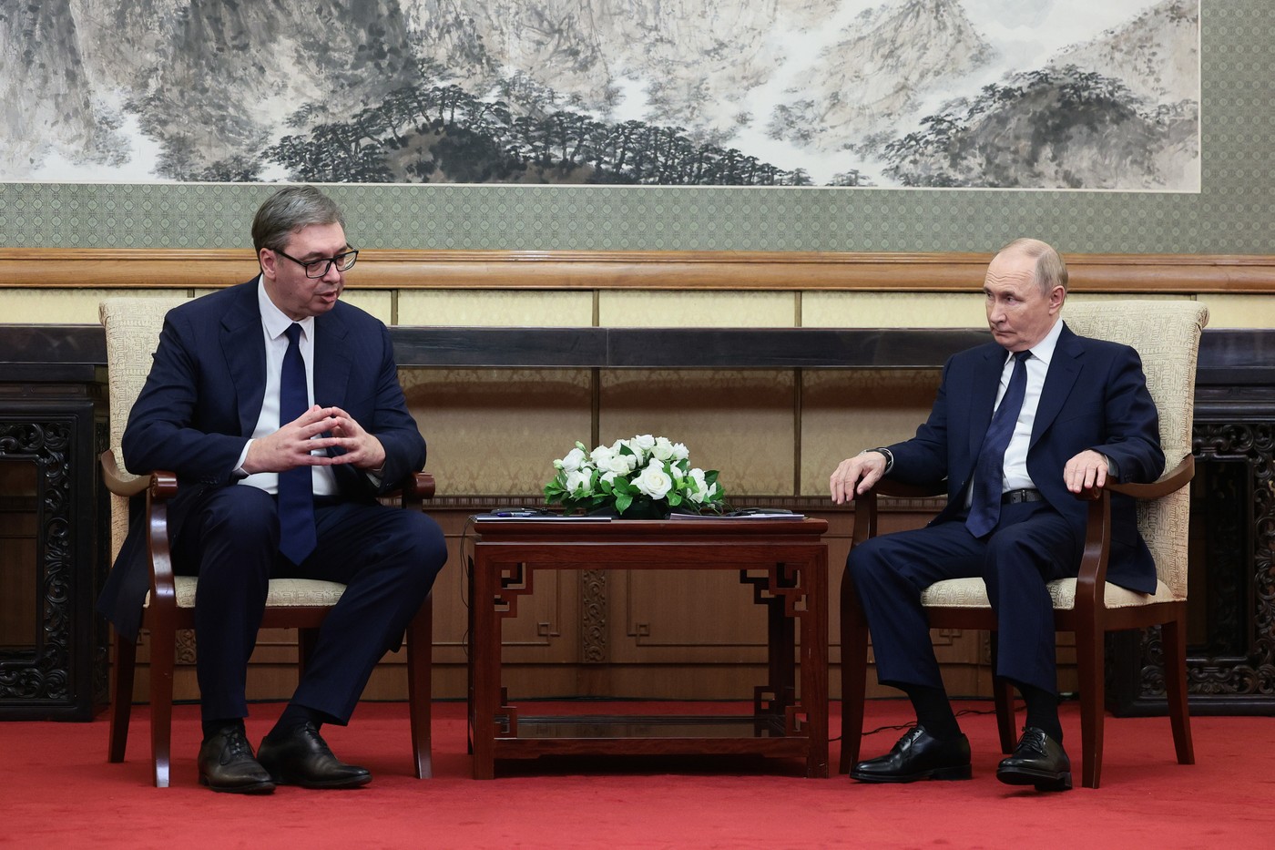 Aleksandar Vučić in Vladimir Putin