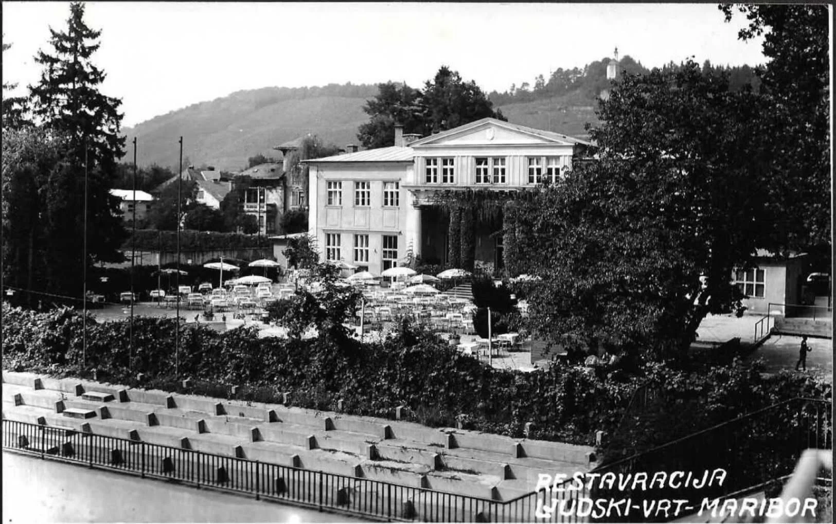 Fotografije vile Langer iz 60. let