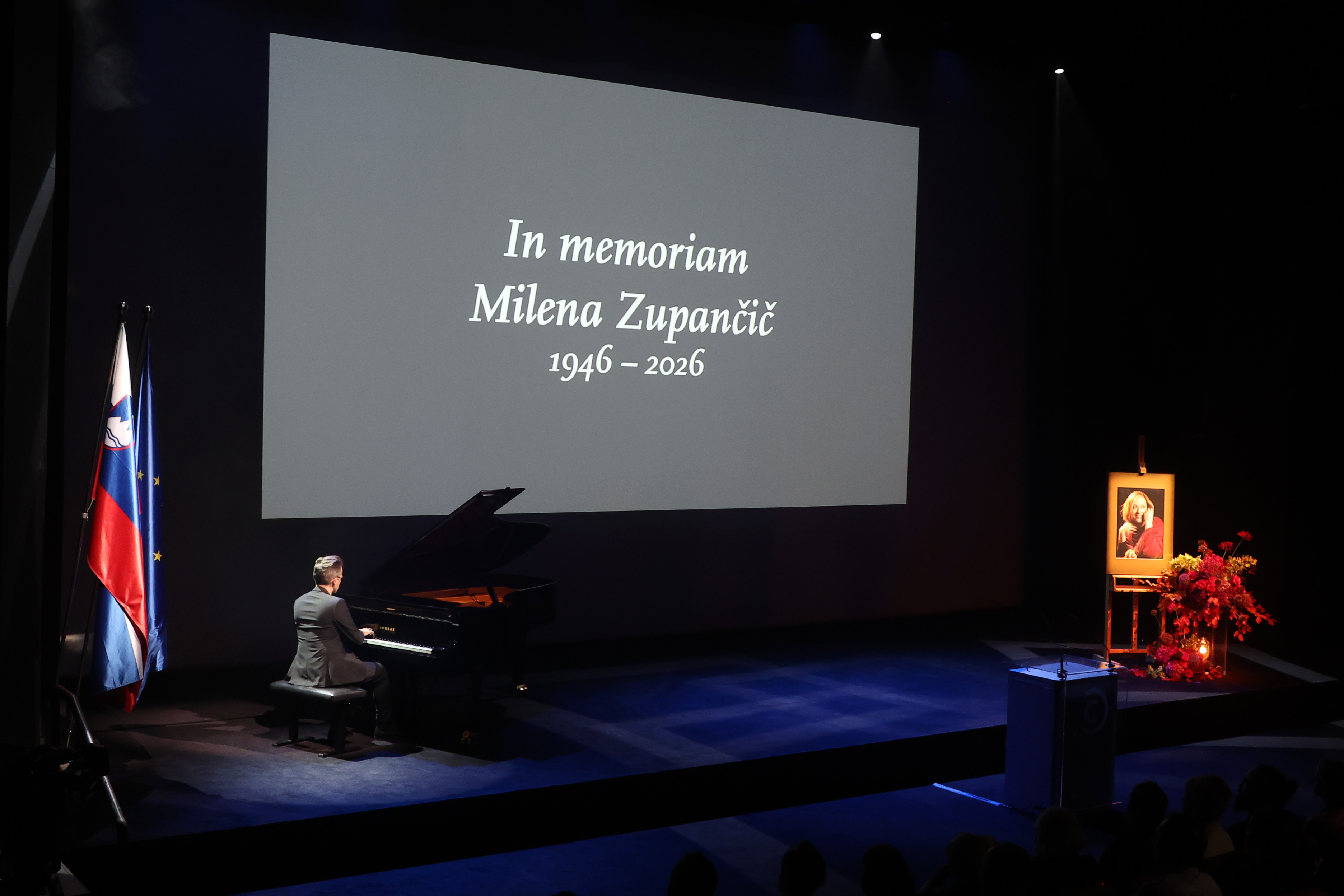 Spominska slovesnost ob smrti gledališke in filmske igralke Milene Zupančič
