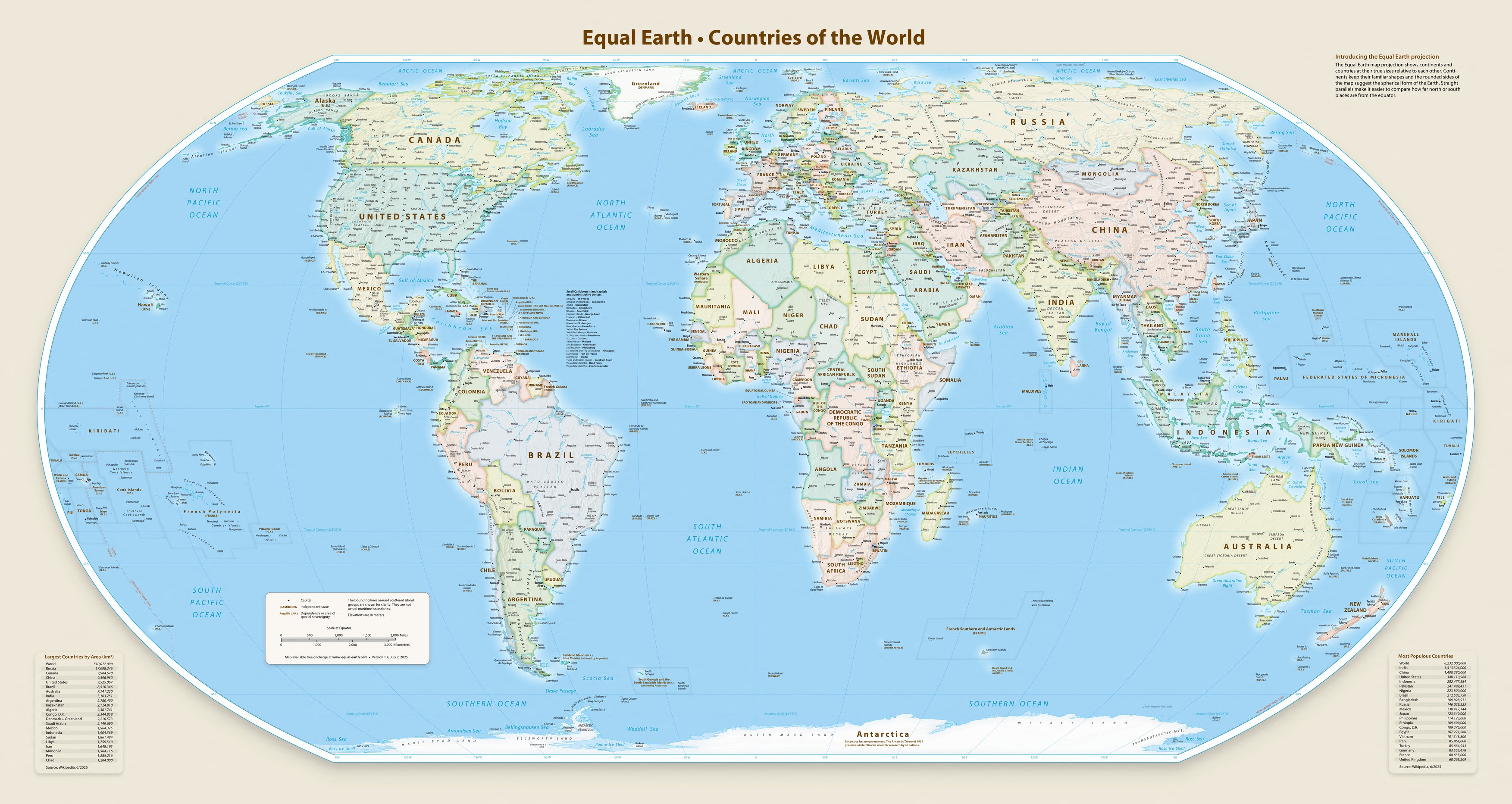 equal earth projekcija