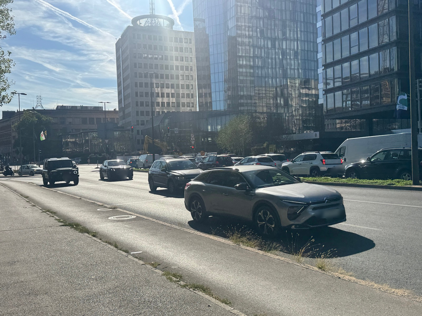 Jutranja gneča v Ljubljani