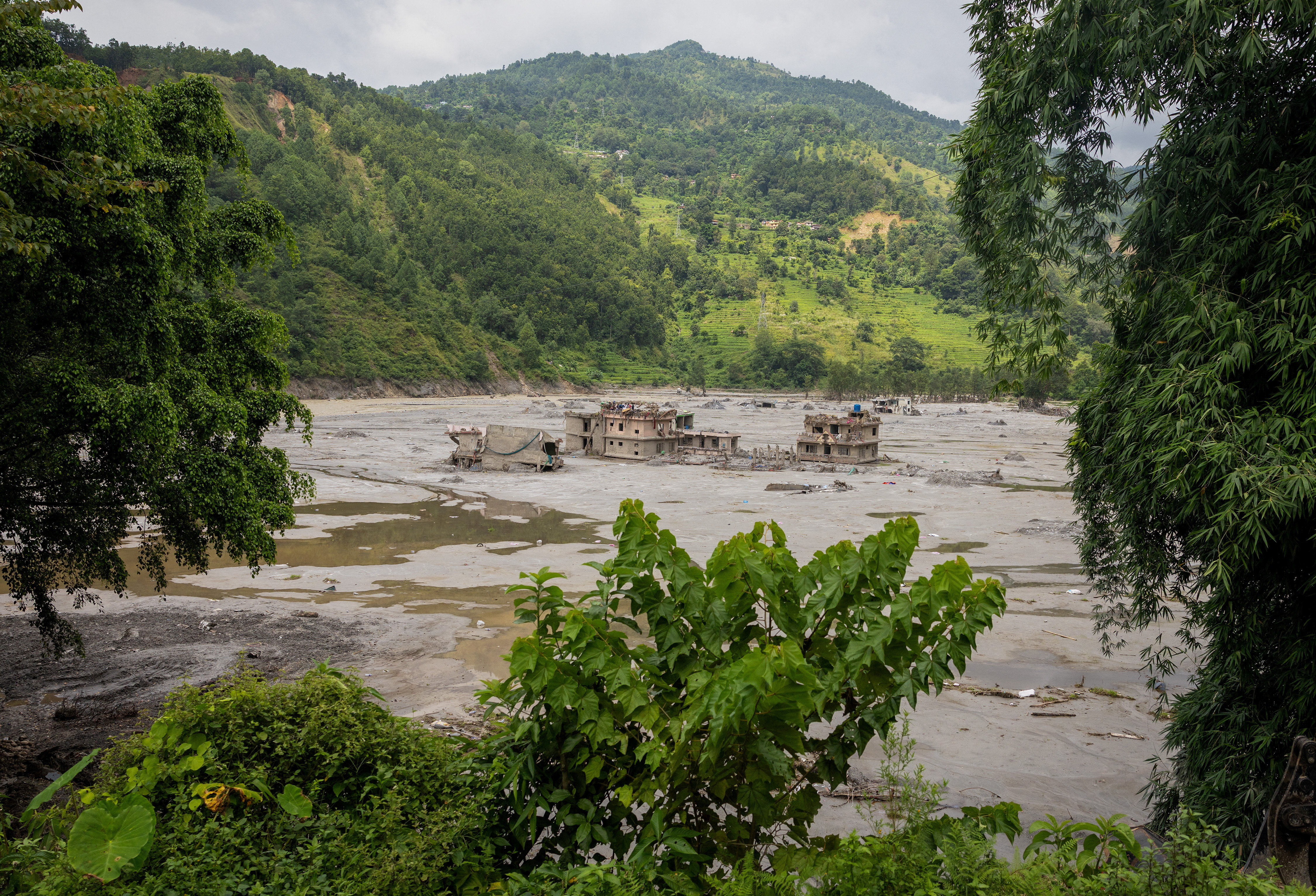 Posledice katastrofalnih poplav v Nepalu
