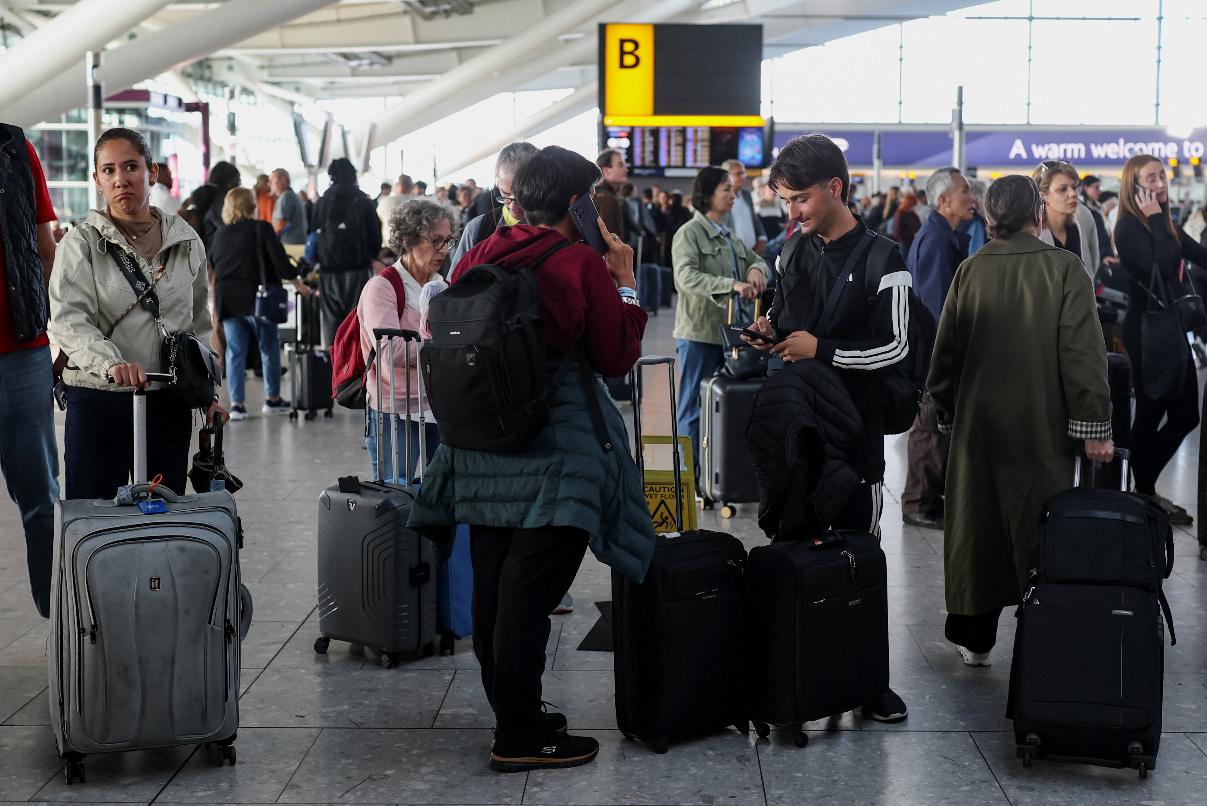 Težave na letališču Heathrow