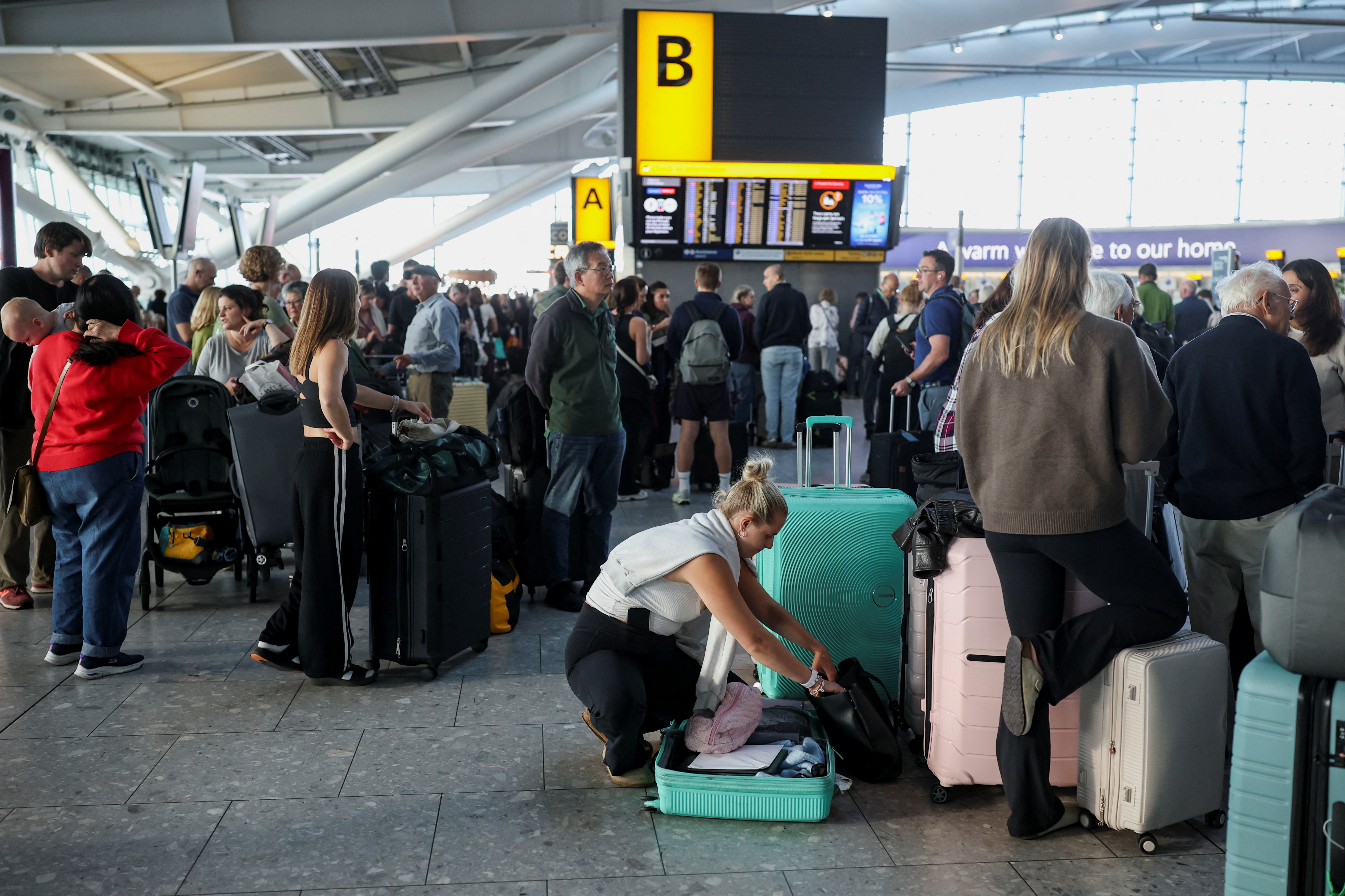 Težave na letališču Heathrow