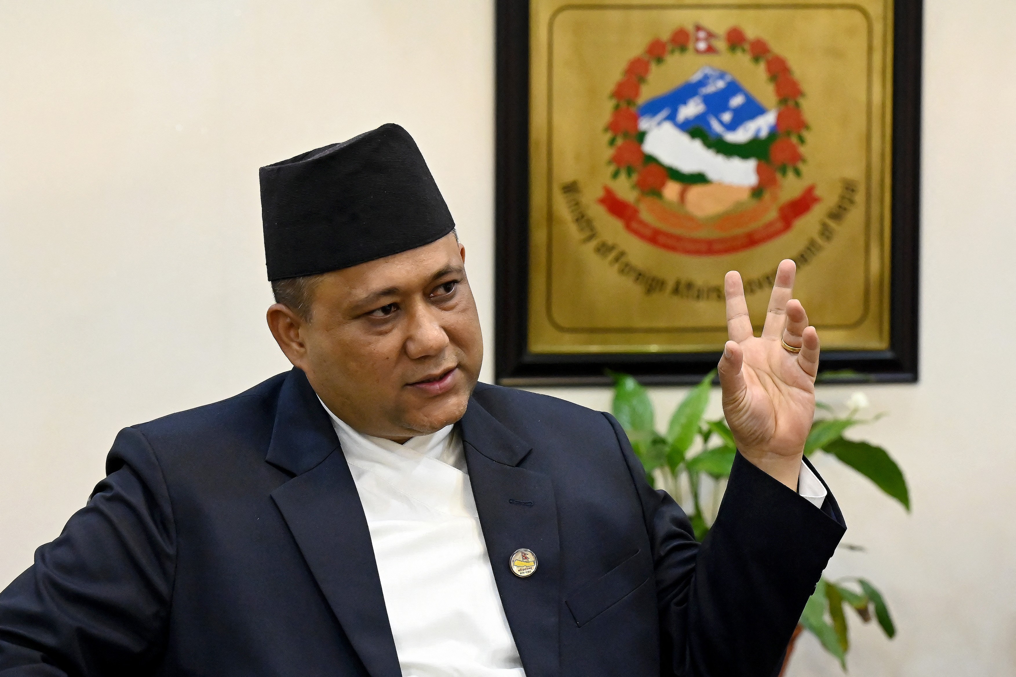 Nepalski zunanji minister Shisir Khanal.