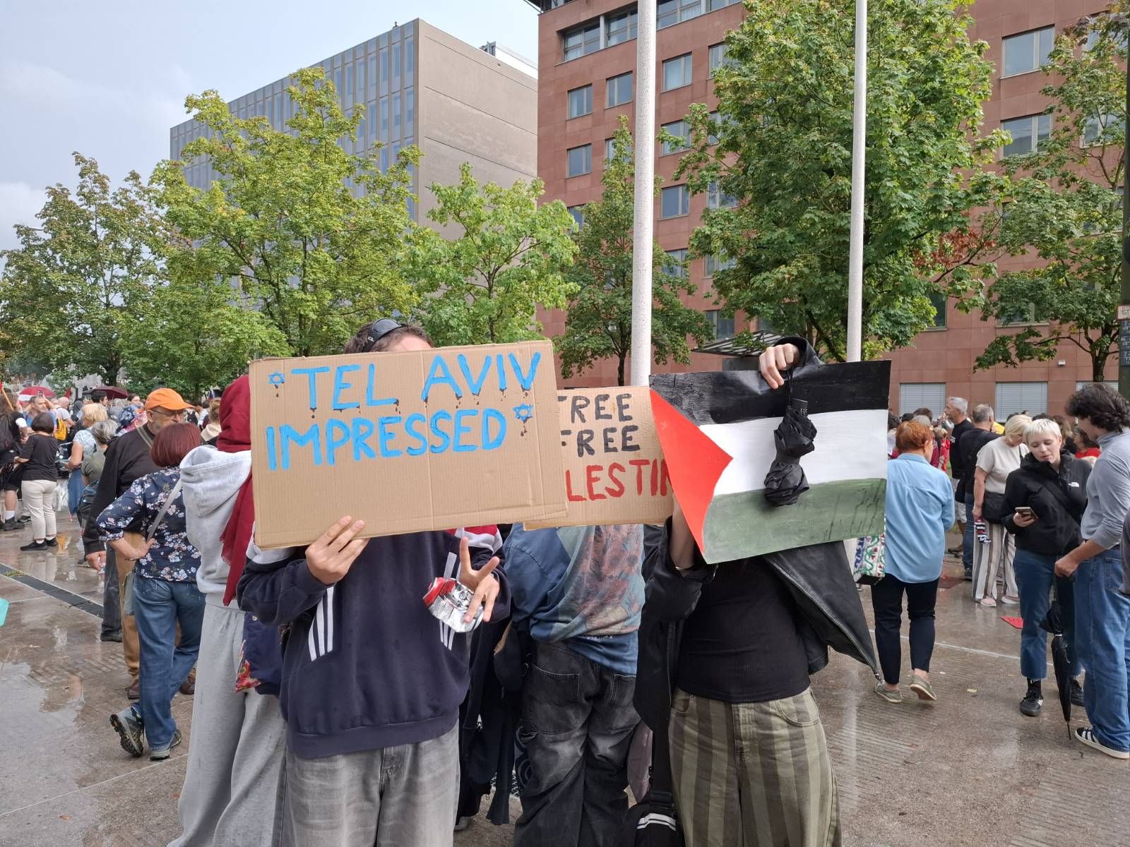 Protestni shod v Ljubljani