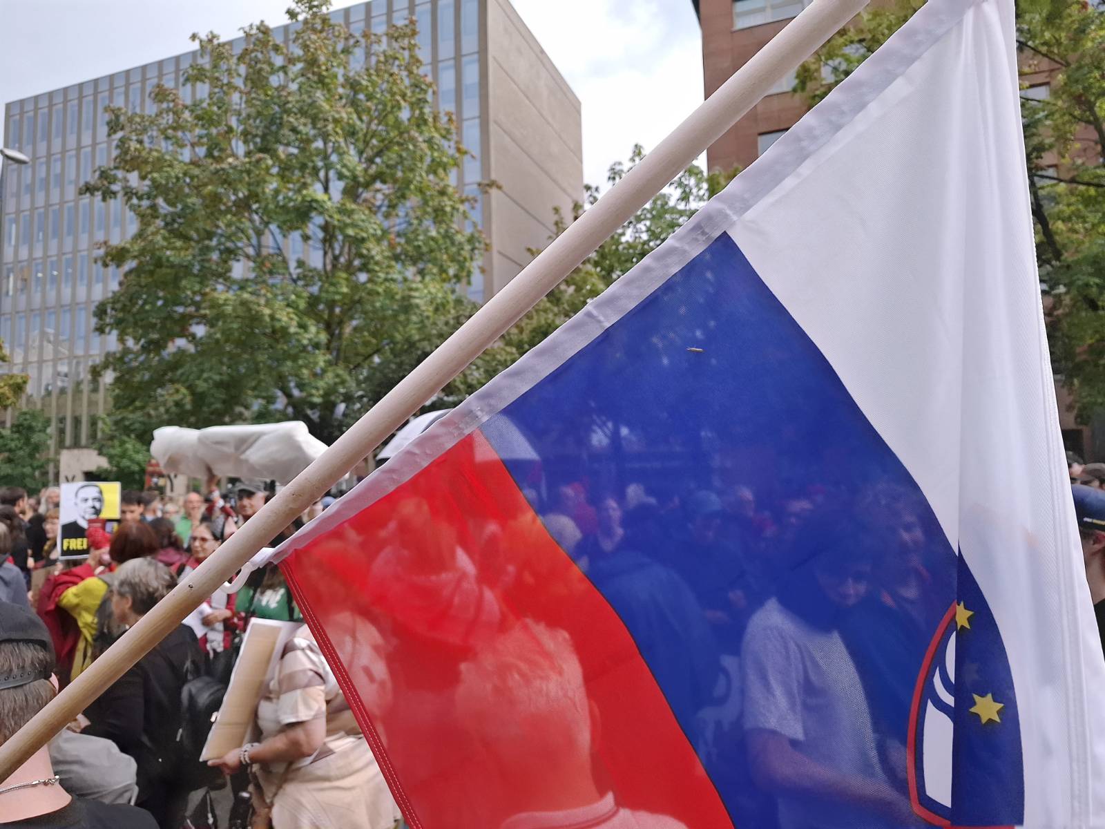 Protestni shod v Ljubljani