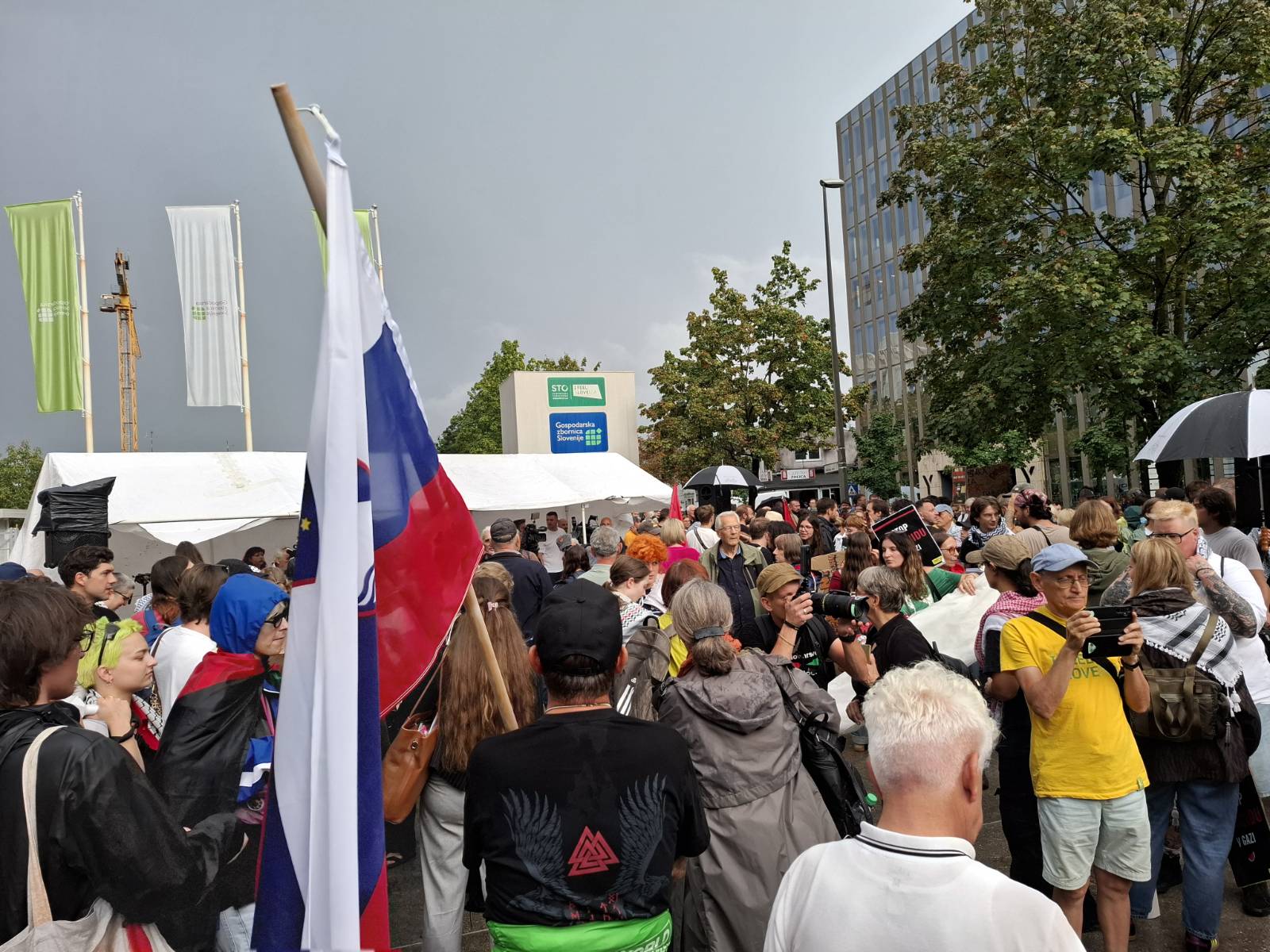 Protestni shod v Ljubljani