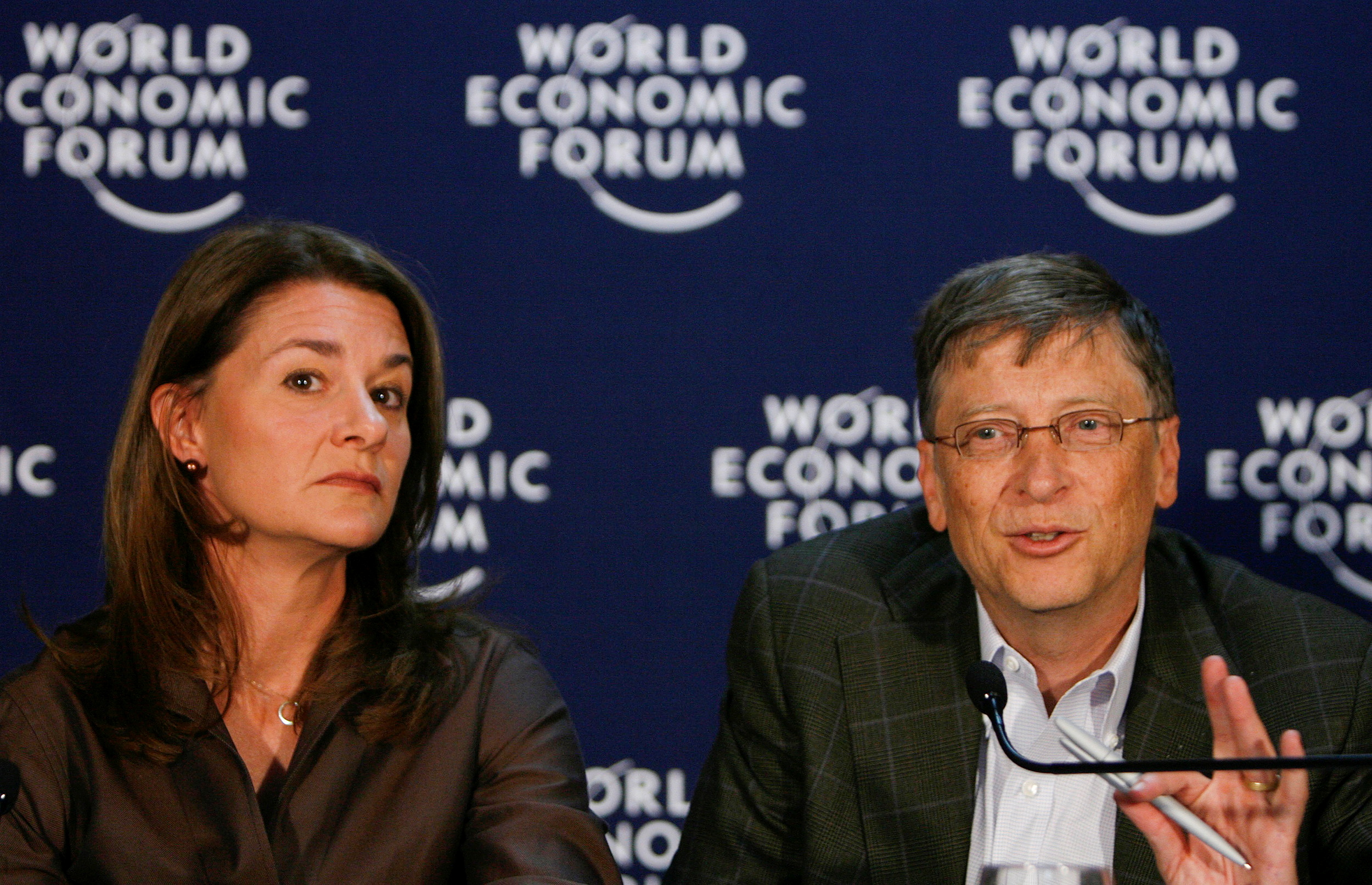 Bill Gates in Melinda Gates