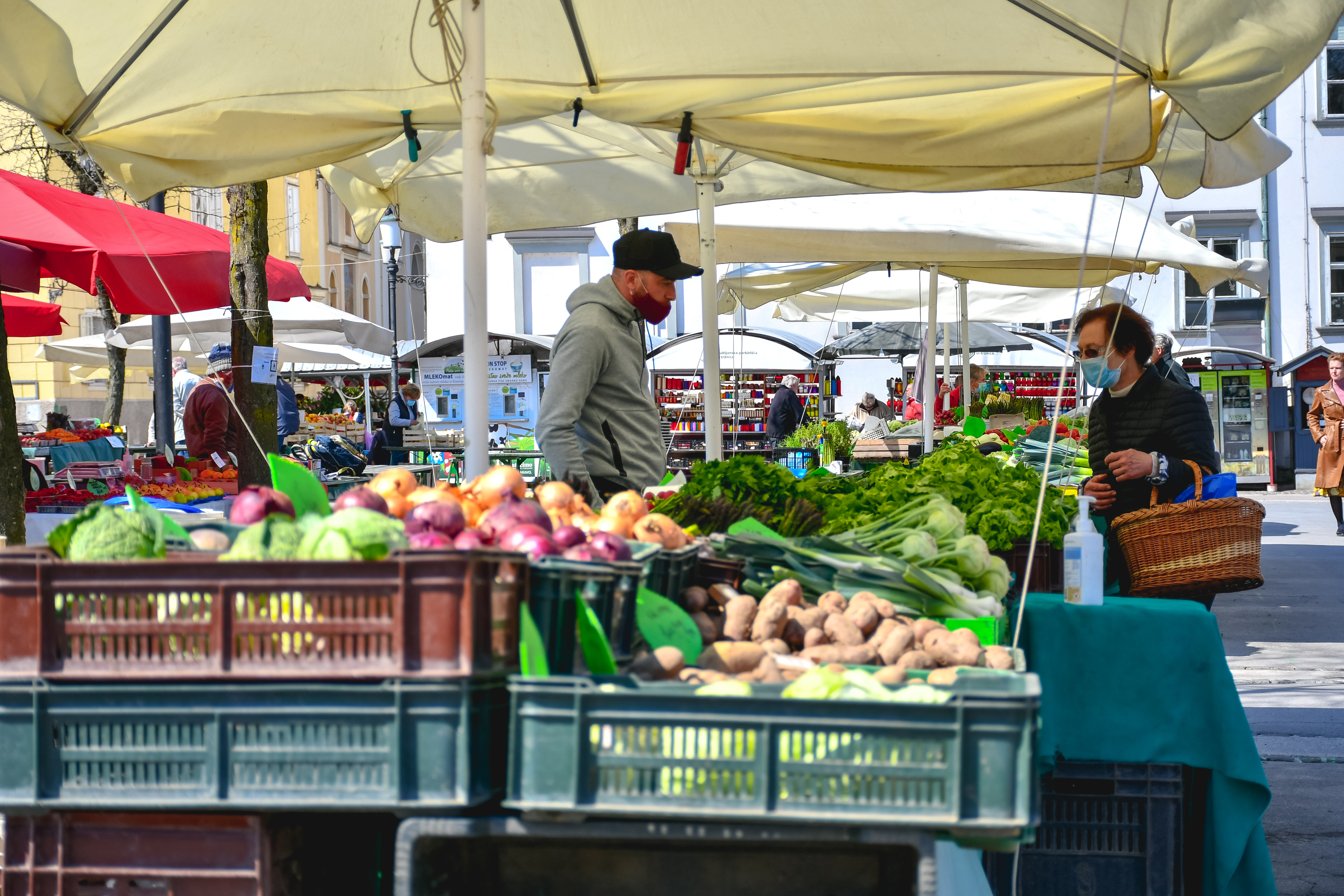 Tržnica, sadje, zelenjava