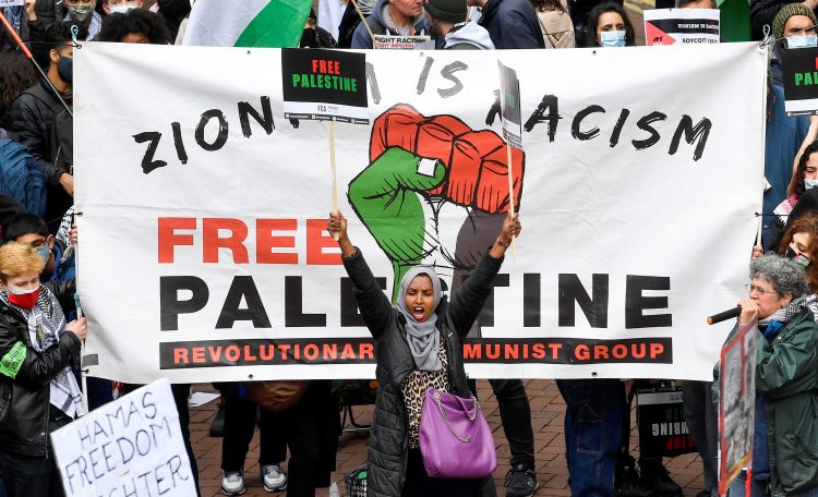 protesti za solidarnost s Palestinci