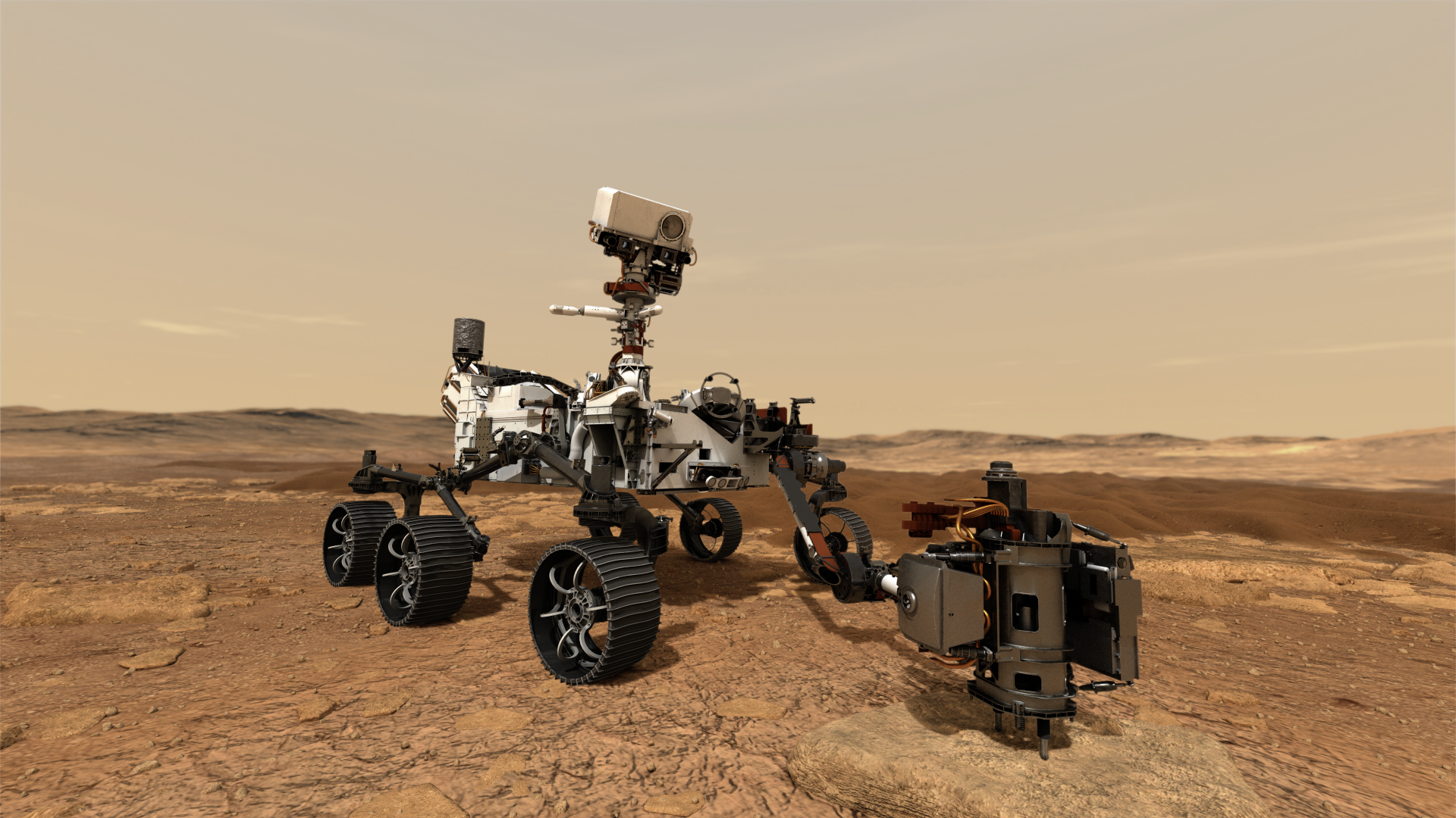 Nasin rover Vztrajnost na Marsu