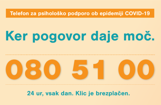 Telefon za psihološko podporo ob epidemiji covida-19