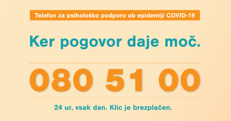 Telefon za psihološko podporo ob epidemiji covida-19