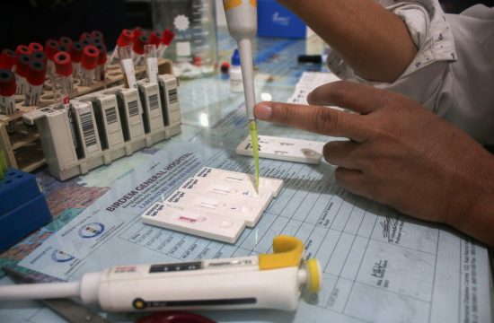 Preverjanje prisotnosti virusa denga, ki ga prenašajo komarji