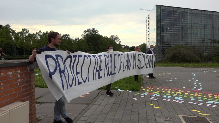 Protest v Strasbourgu