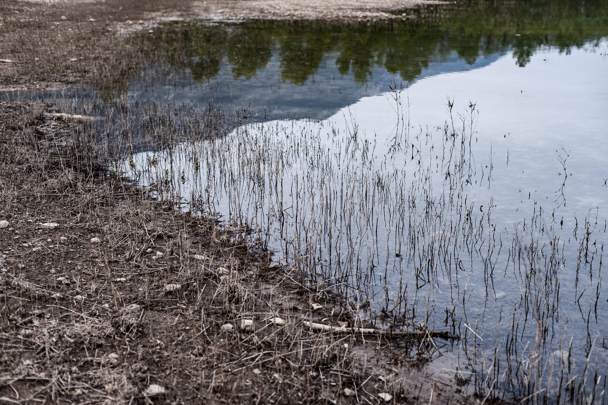 Ekstremna suša na jezeru Vogršček