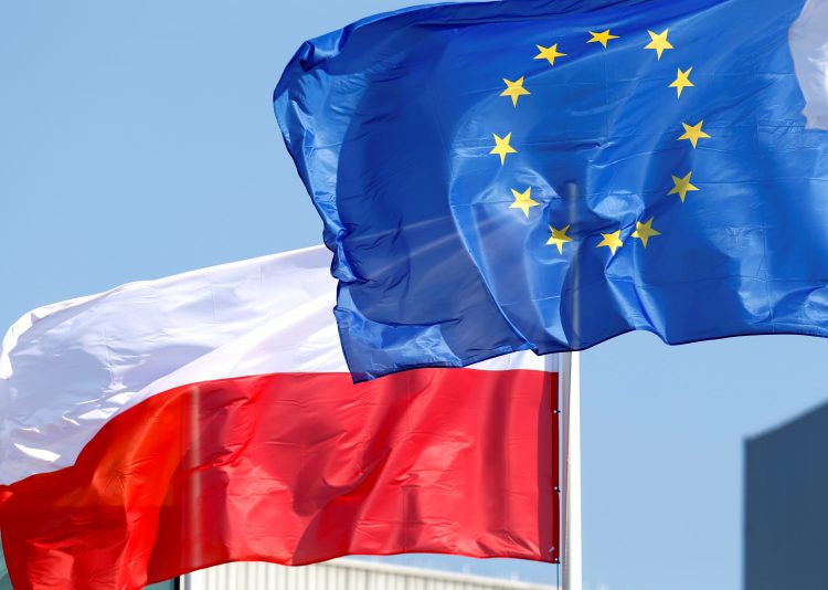 Zastava Poljske in EU