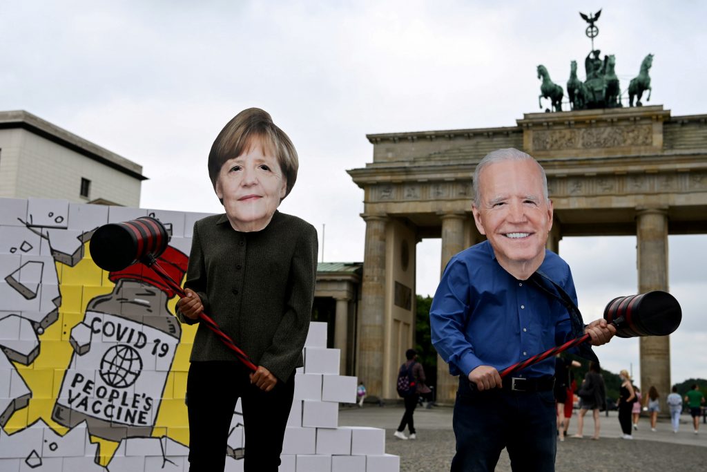 Angela Merkel in Joe Biden