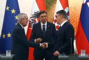 Borut Pahor, Zoran Milanović in Alexander Van der Bellen