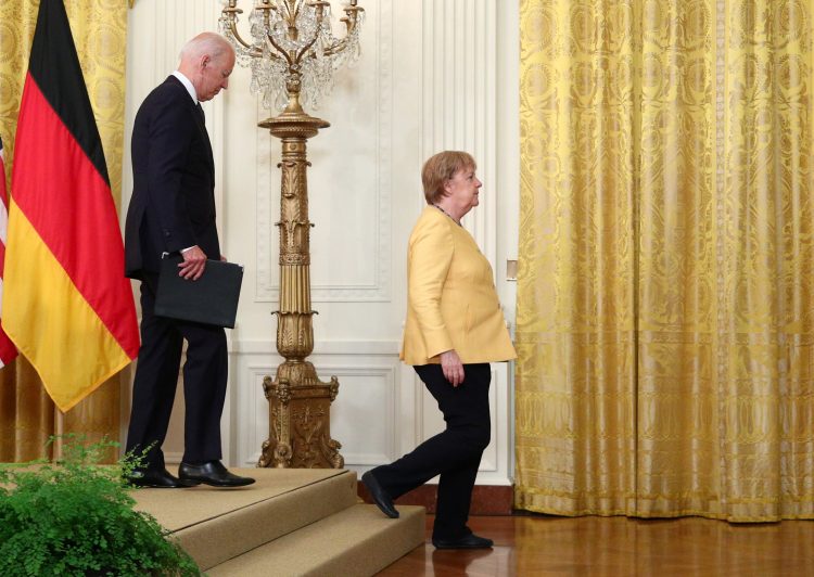 Joe Biden, Angela Merkel