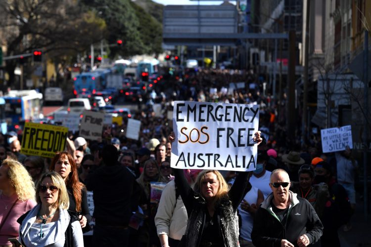 Protesti v Sydneyju