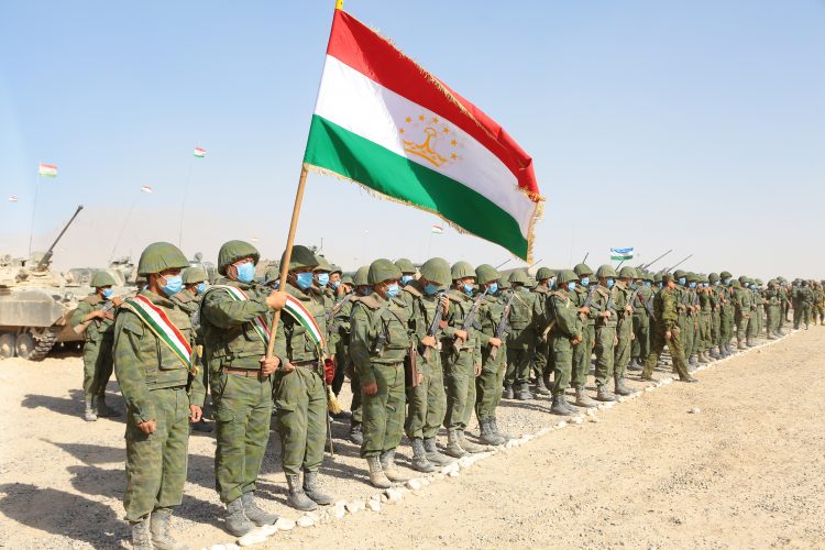 Vojaška vaja Rusije, Tadžikistana in Uzbekistana na meji z Afganistanom