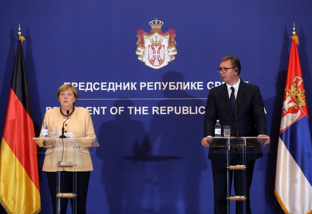 Angela Merkel, Aleksander Vučić