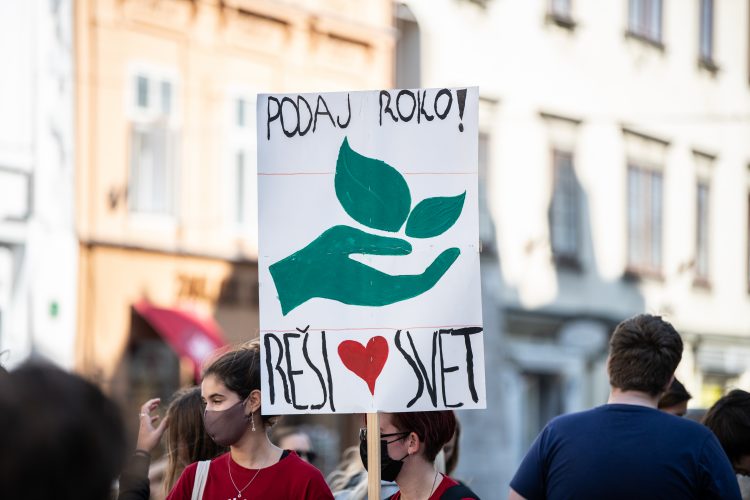 Podnebni protest v Ljubljani