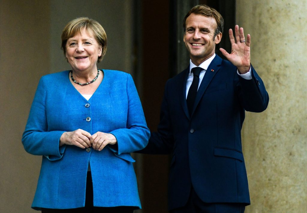 Angela Merkel, Emmanuel Macron