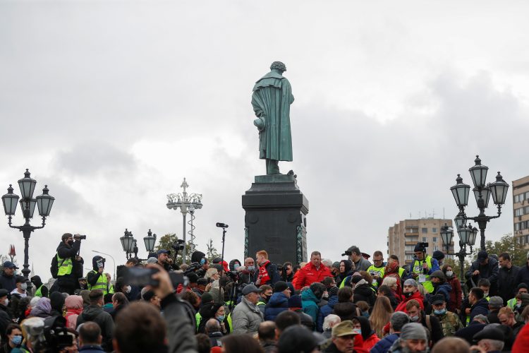 Protesti v Rusiji: Moskva