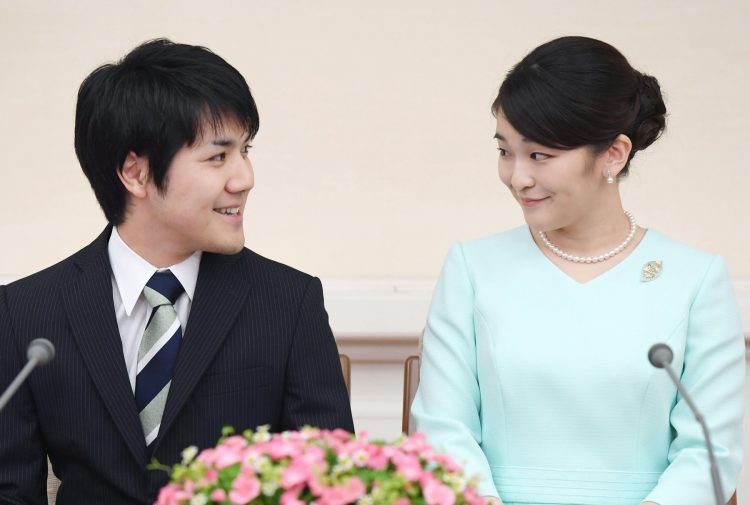 Princess Mako in njen zaročenec Kei Komuro
