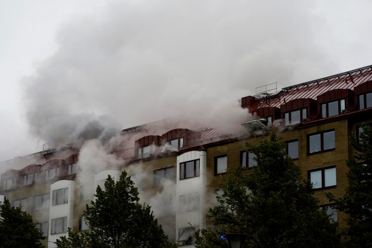 Eksplozija v stanovanjski stavbi na Švedskem