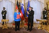 Angela Merkel in Borut Pahor