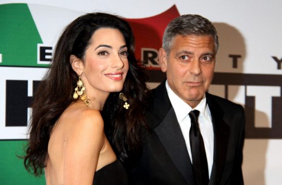 George in Amal Clooney