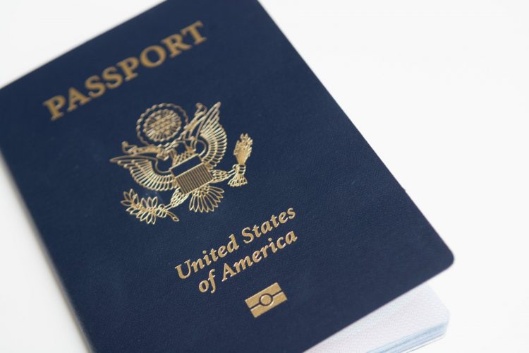 potni list ZDA