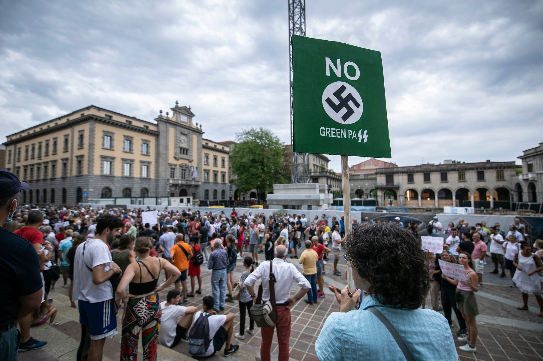 PCT protest Bergamo